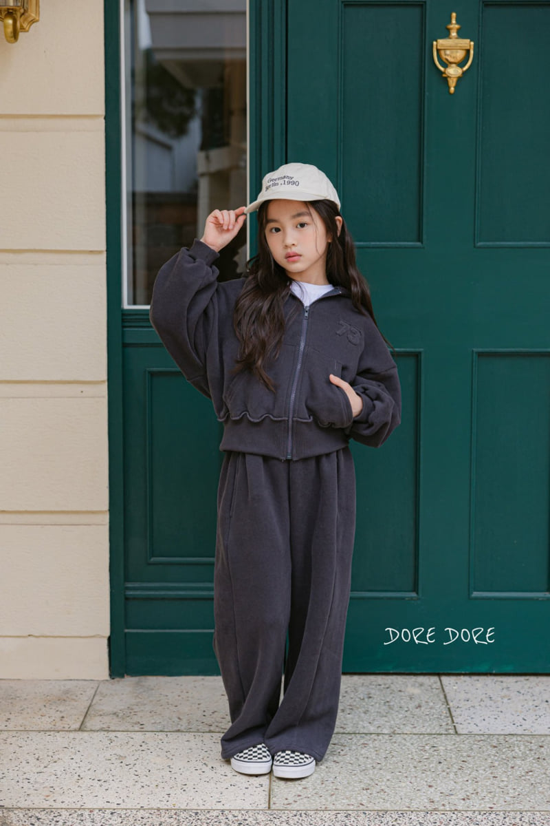 Dore Dore - Korean Children Fashion - #childofig - 73 Brushed Hooded Zip-up