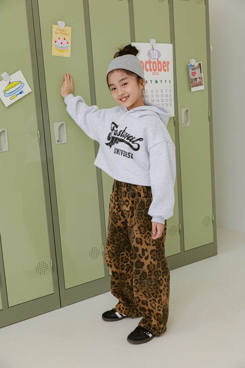 Dore Dore - Korean Children Fashion - #childofig - Leopard Fleece Pants - 7