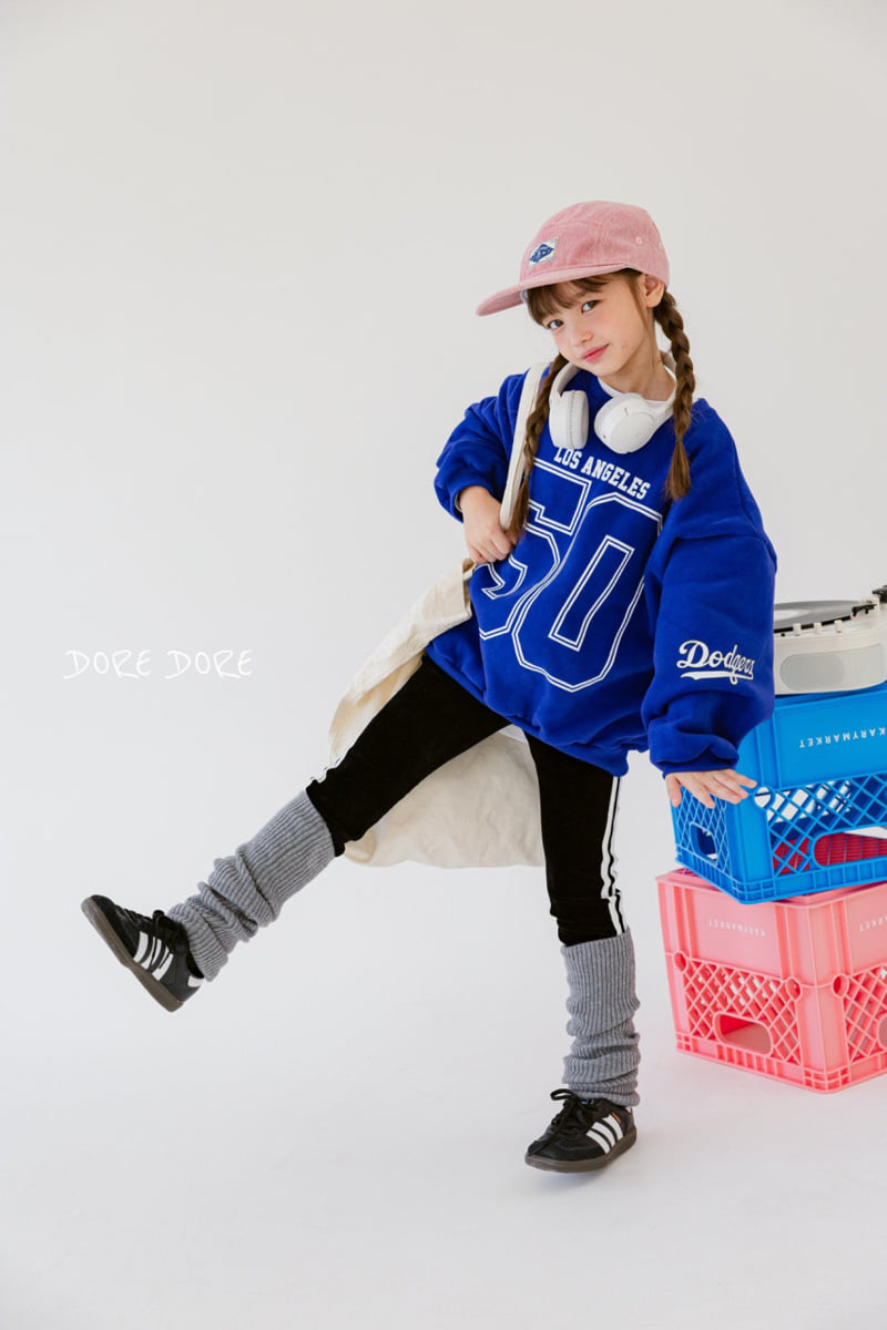 Dore Dore - Korean Children Fashion - #childofig - Veloa Two Line Leggings - 2