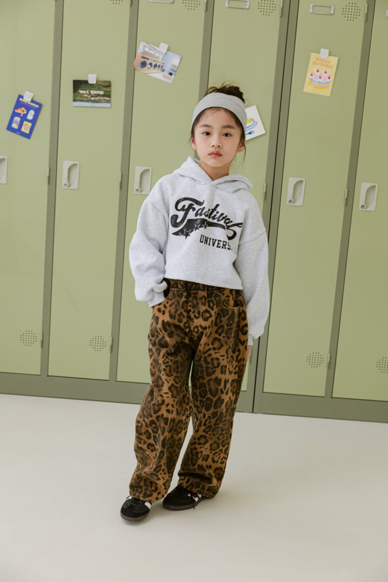 Dore Dore - Korean Children Fashion - #childrensboutique - Leopard Fleece Pants - 8