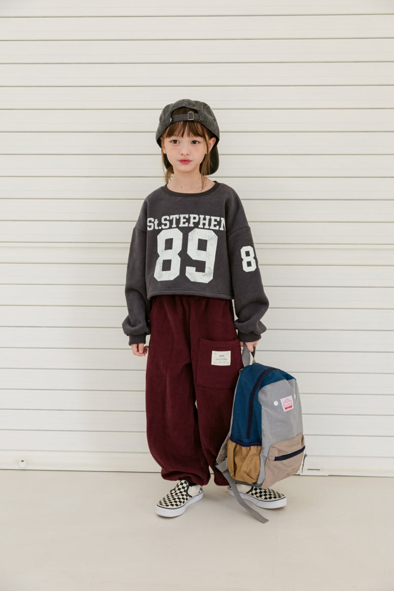 Dore Dore - Korean Children Fashion - #designkidswear - 89 Brushed Crop Sweatshirt - 4