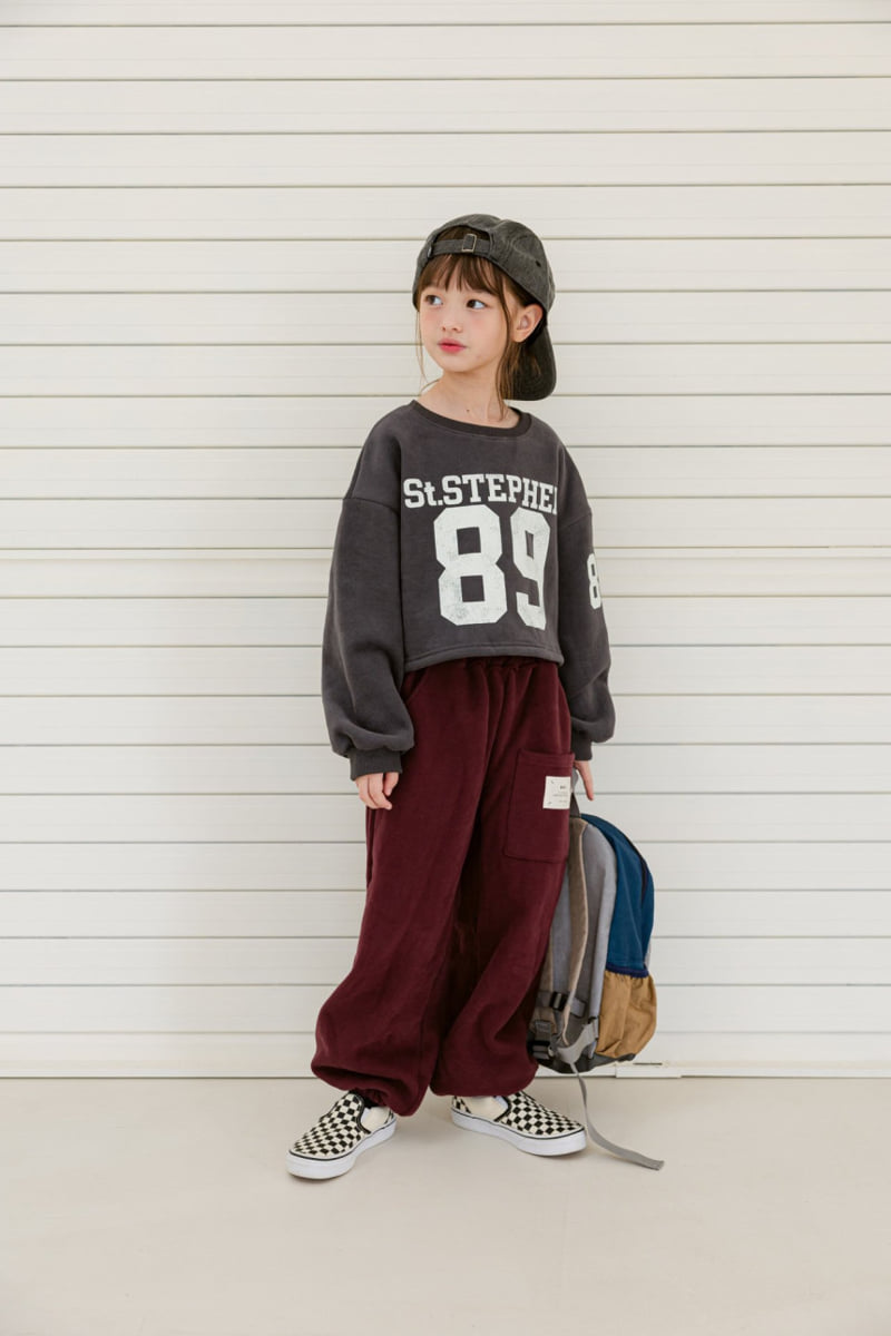 Dore Dore - Korean Children Fashion - #fashionkids - 89 Brushed Crop Sweatshirt - 5