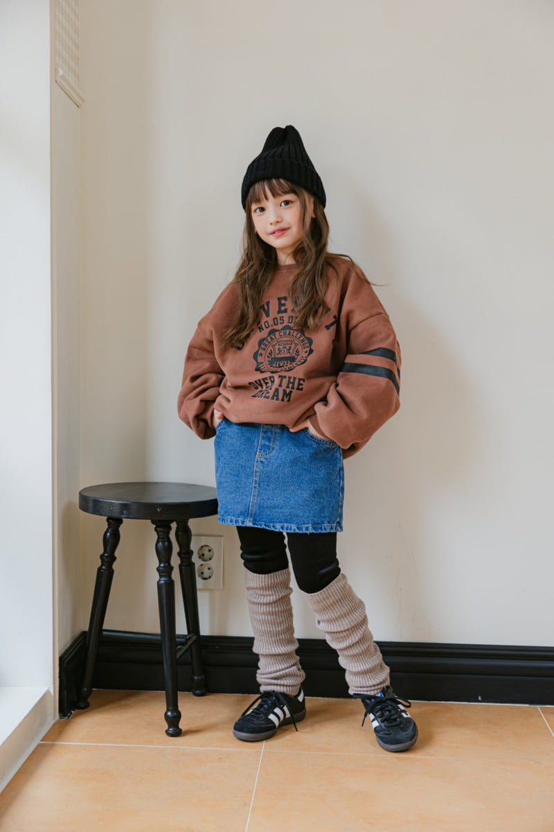 Dore Dore - Korean Children Fashion - #kidsshorts - Blue Mink Skirt Leggings - 7