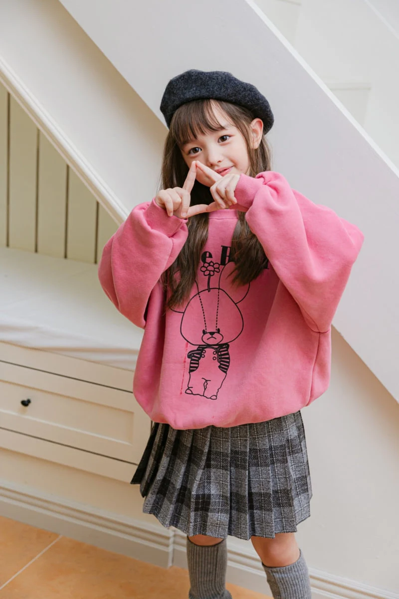 Dore Dore - Korean Children Fashion - #kidsshorts - Little Bear Fleece Sweatshirt - 3