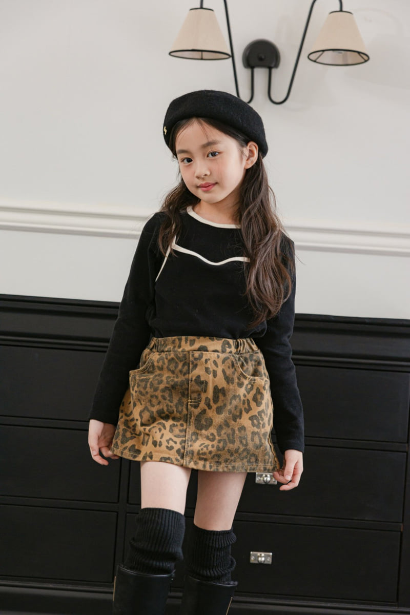 Dore Dore - Korean Children Fashion - #kidsshorts - Bustier Brushed Tee - 7