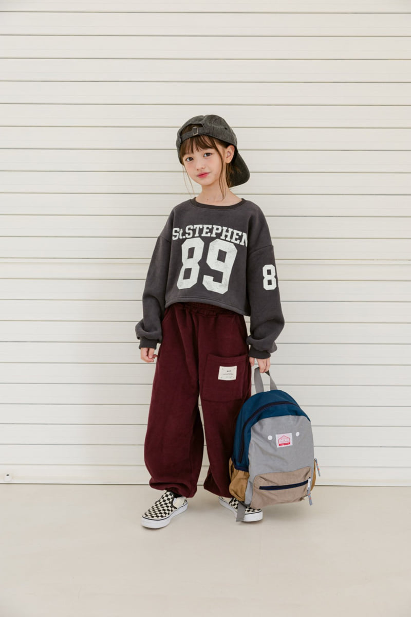 Dore Dore - Korean Children Fashion - #kidsshorts - 89 Brushed Crop Sweatshirt - 6