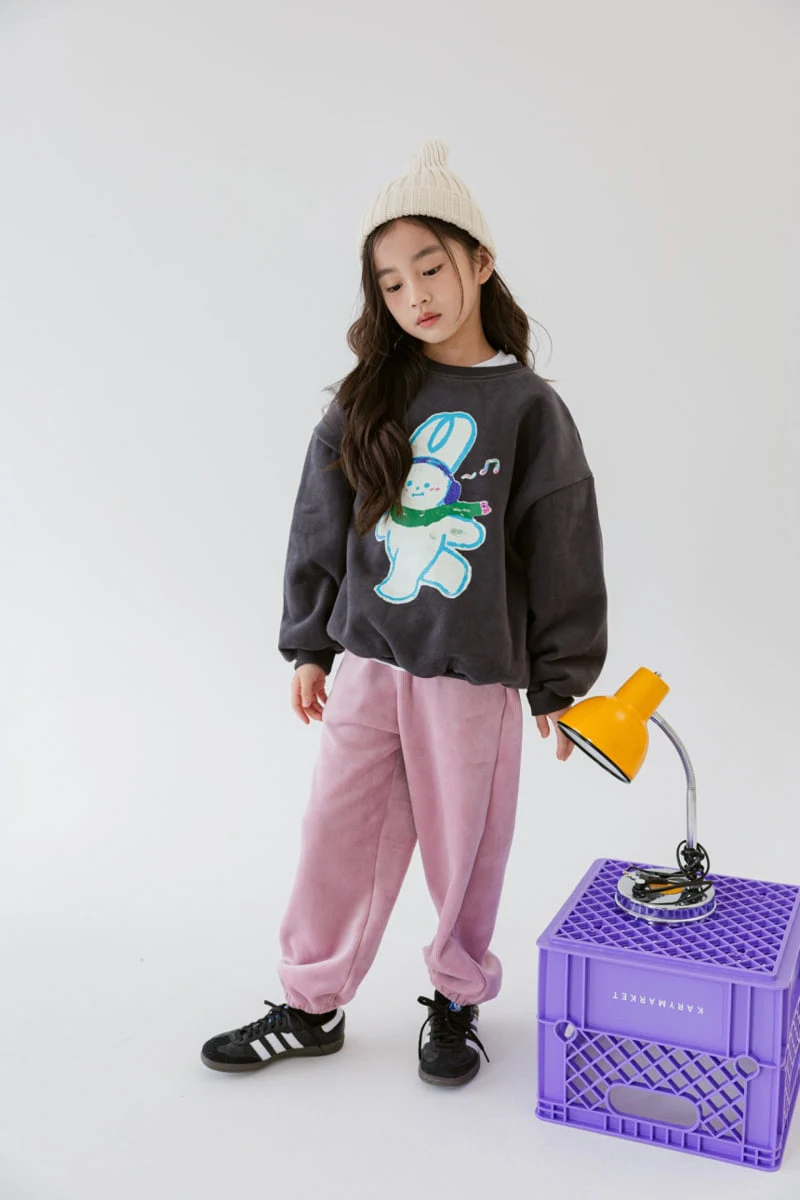 Dore Dore - Korean Children Fashion - #kidsshorts - Rabbit Sweatshirt - 11