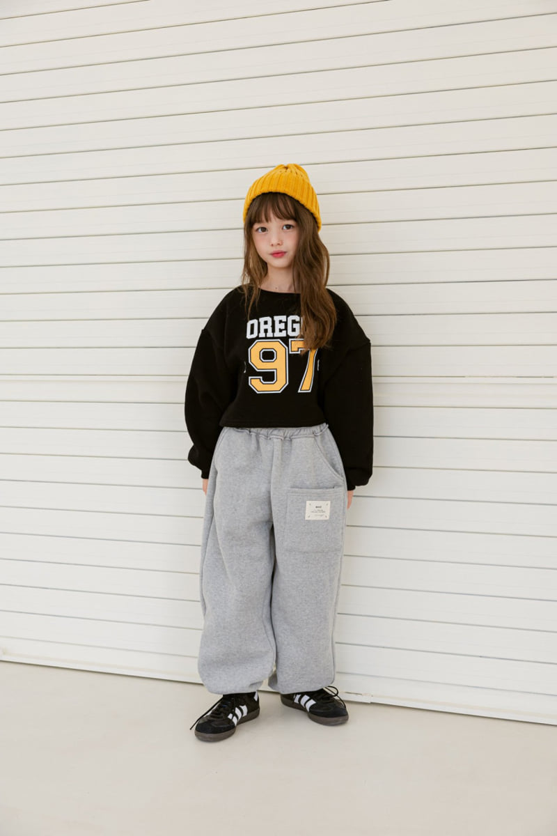 Dore Dore - Korean Children Fashion - #kidsshorts - Made Fleece Jogger  - 9