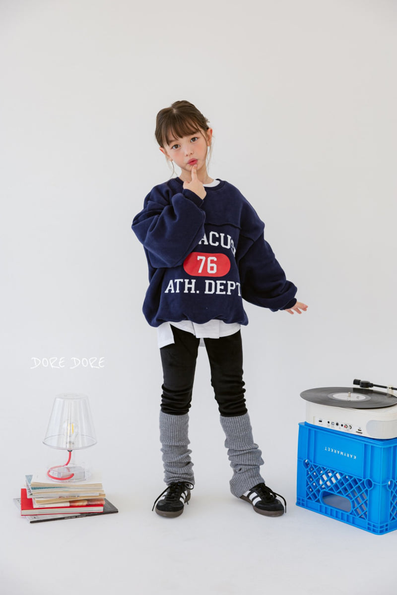 Dore Dore - Korean Children Fashion - #kidsstore - Mink Veloa Leggings - 2