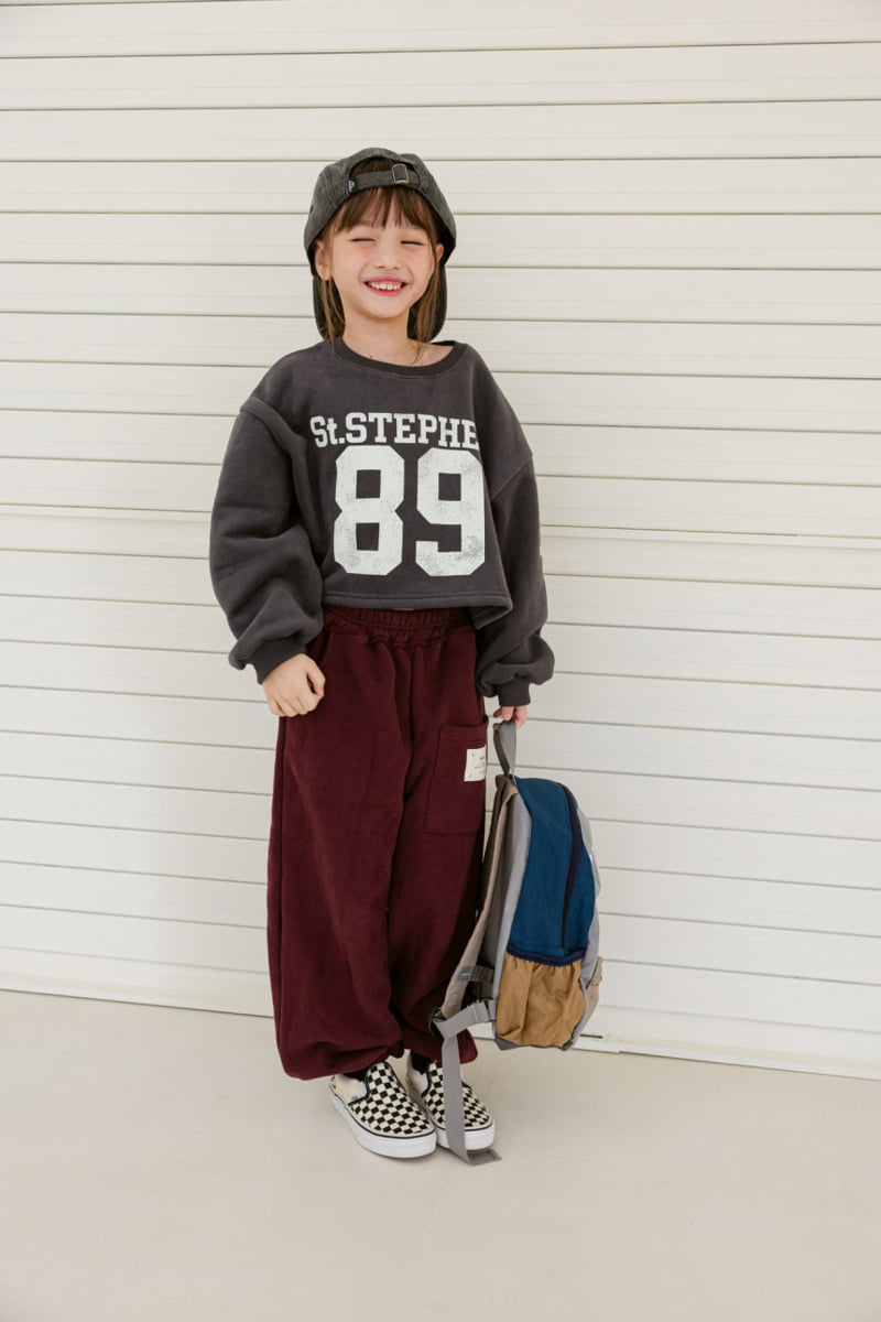 Dore Dore - Korean Children Fashion - #littlefashionista - 89 Brushed Crop Sweatshirt - 10