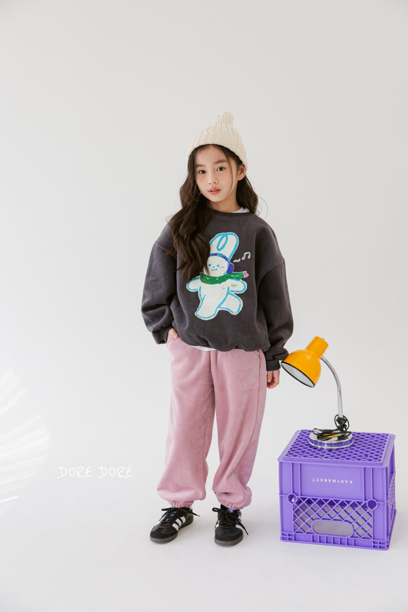 Dore Dore - Korean Children Fashion - #magicofchildhood - Veloa Mink Jogger Pants - 7