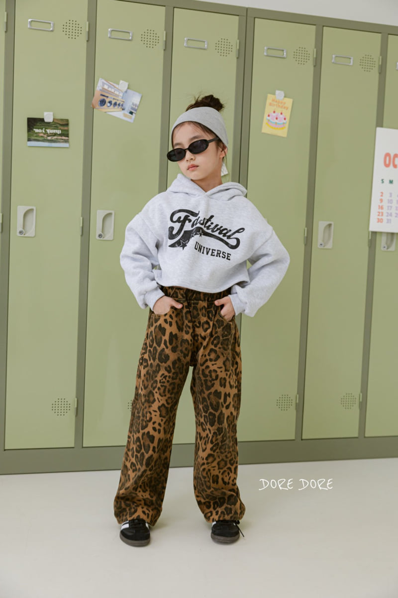 Dore Dore - Korean Children Fashion - #magicofchildhood - Leopard Fleece Pants