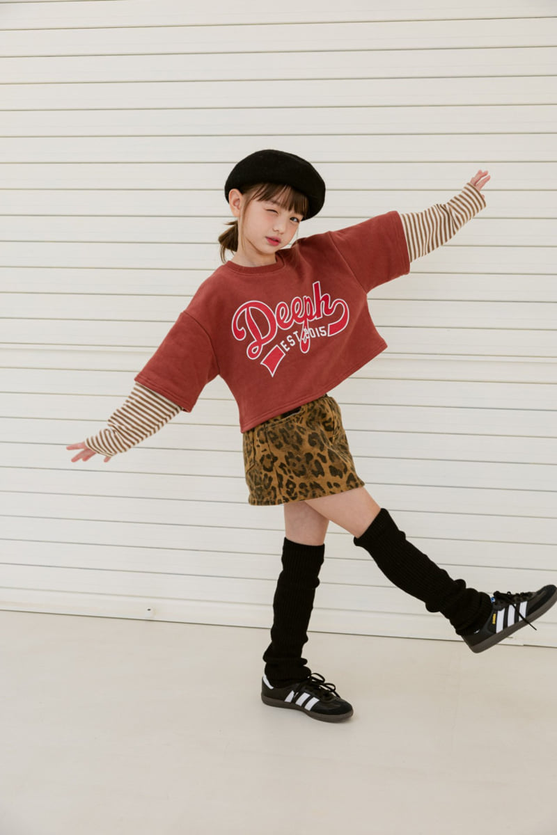 Dore Dore - Korean Children Fashion - #magicofchildhood - Deep Fleece Crop Sweatshirt - 10