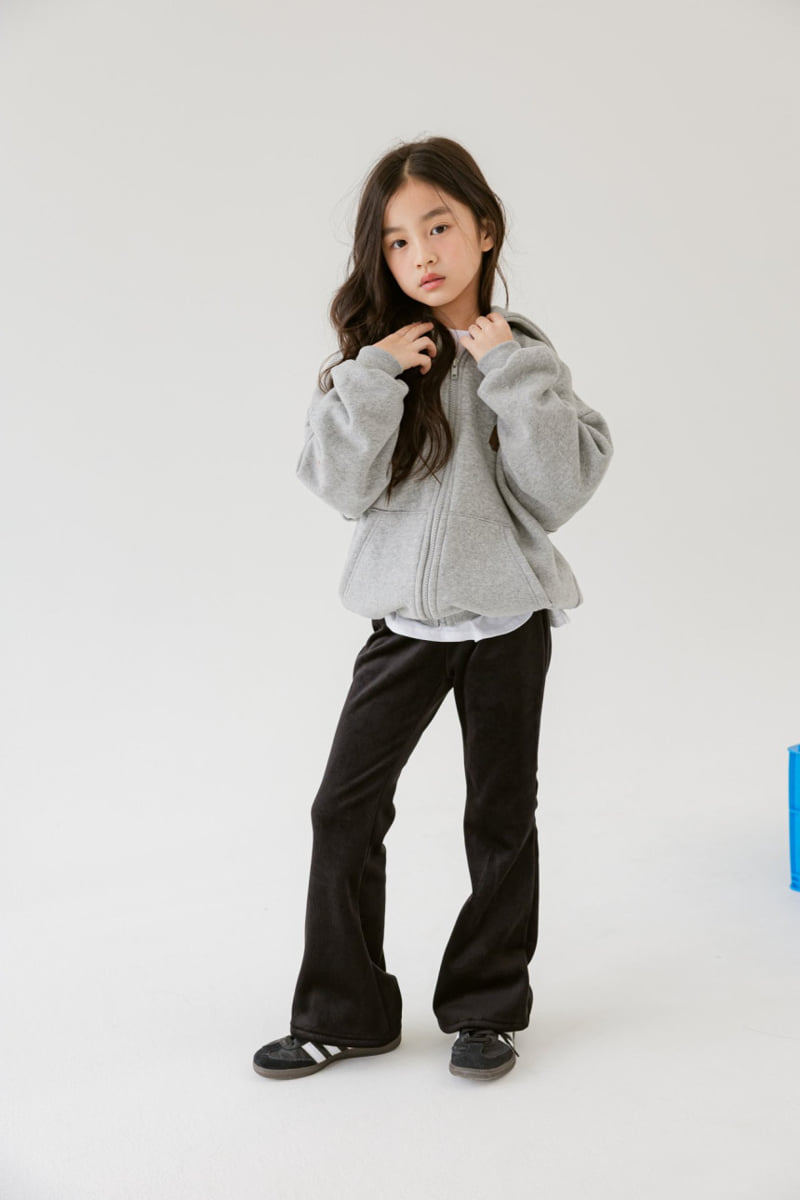 Dore Dore - Korean Children Fashion - #minifashionista - 98 Brushed Hooded Zip-up - 3