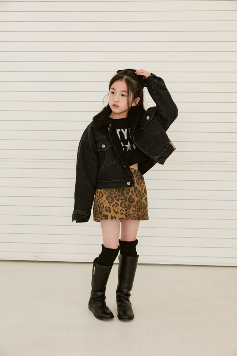 Dore Dore - Korean Children Fashion - #prettylittlegirls - Leopard Mink Skirt Pants - 6