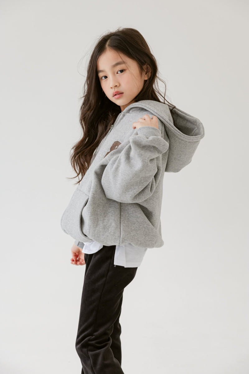 Dore Dore - Korean Children Fashion - #minifashionista - 98 Brushed Hooded Zip-up - 4