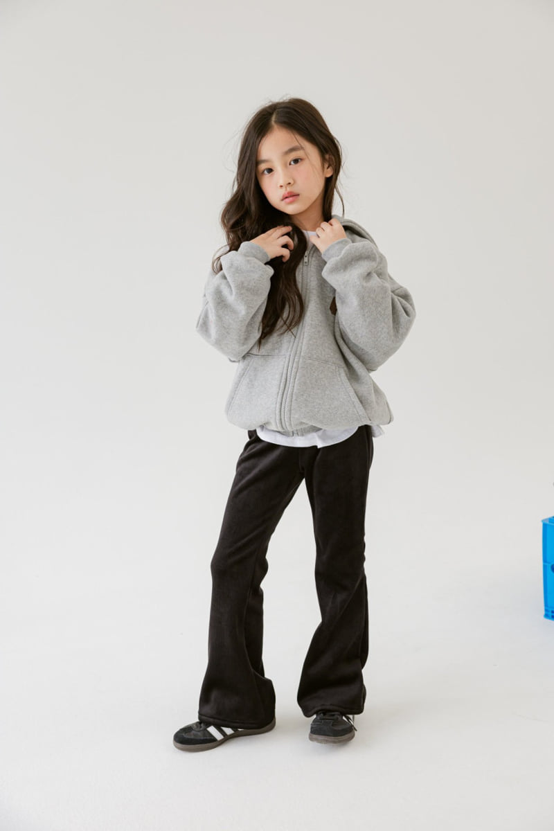 Dore Dore - Korean Children Fashion - #todddlerfashion - 98 Brushed Hooded Zip-up - 5