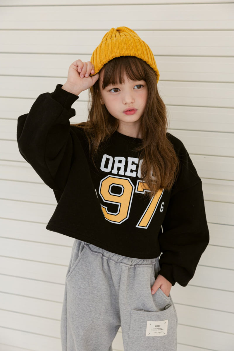 Dore Dore - Korean Children Fashion - #toddlerclothing - 97 Brushed Crop Sweatshirt - 10