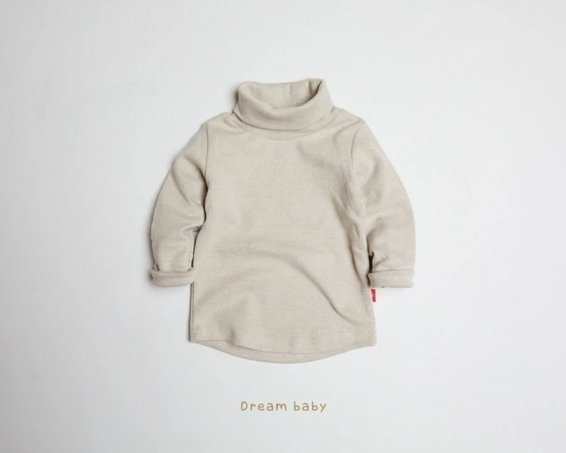 Dream Baby - Korean Children Fashion - #kidsstore - Thick Fleece Turtleneck Tee - 4