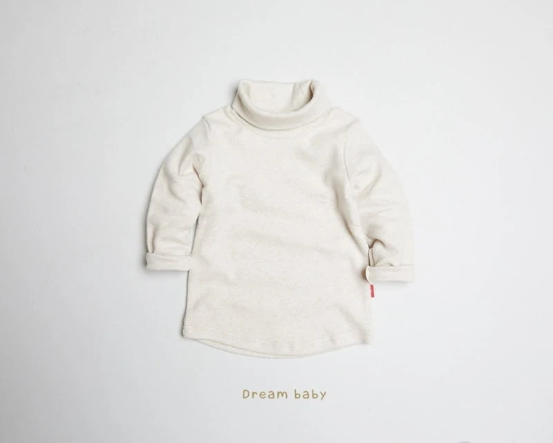 Dream Baby - Korean Children Fashion - #littlefashionista - Thick Fleece Turtleneck Tee - 6