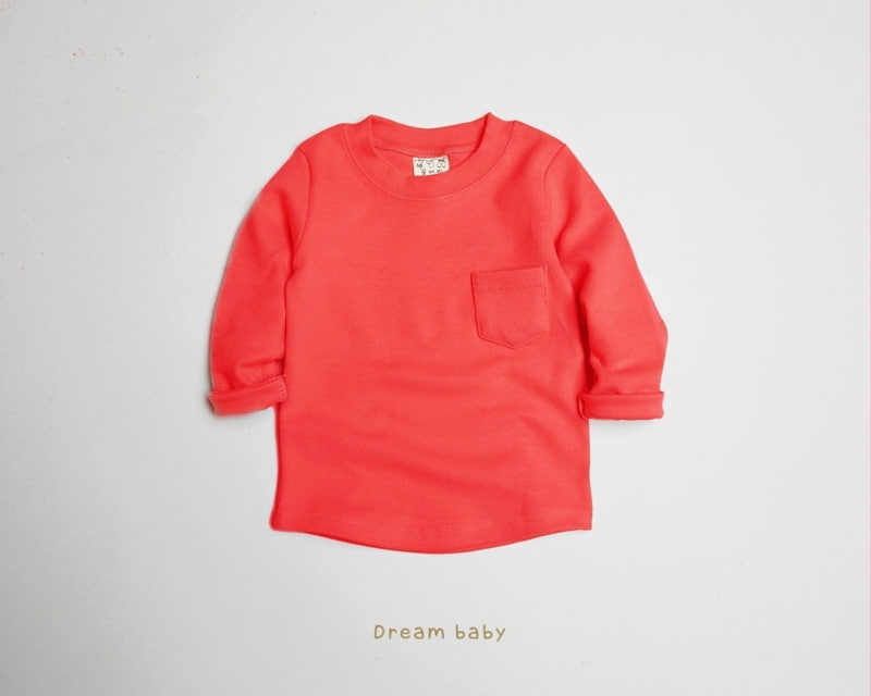 Dream Baby - Korean Children Fashion - #littlefashionista - Thick Fleece Pocket Tee - 5