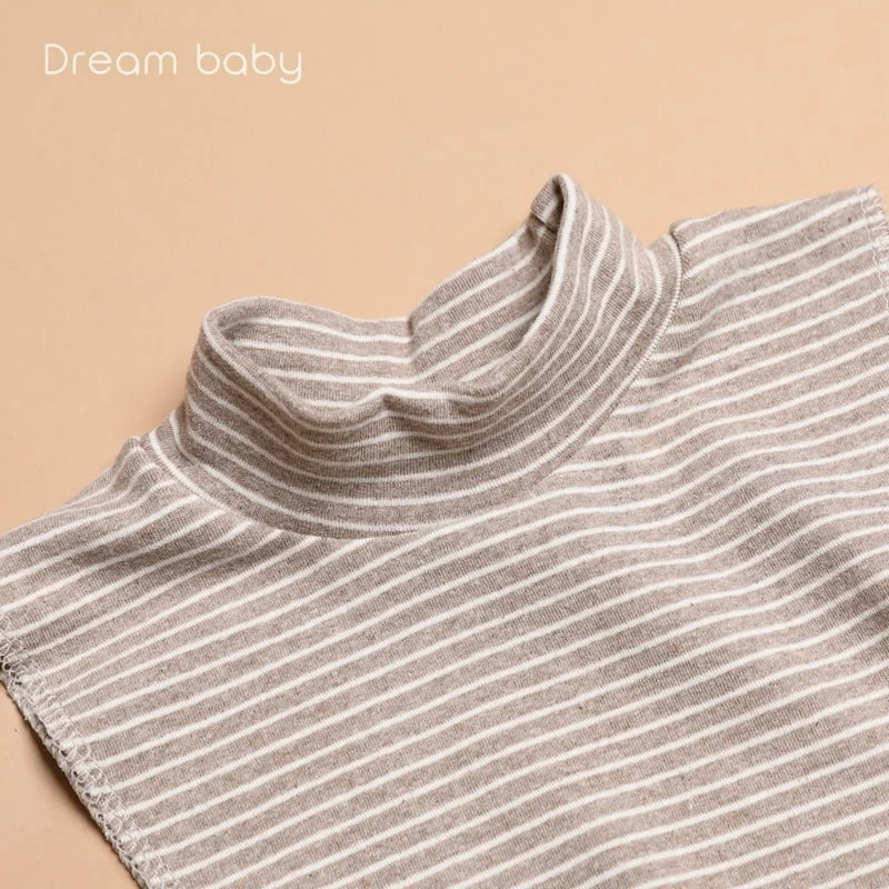 Dream Baby - Korean Children Fashion - #magicofchildhood - Fake Stripe Turtleneck Top - 10