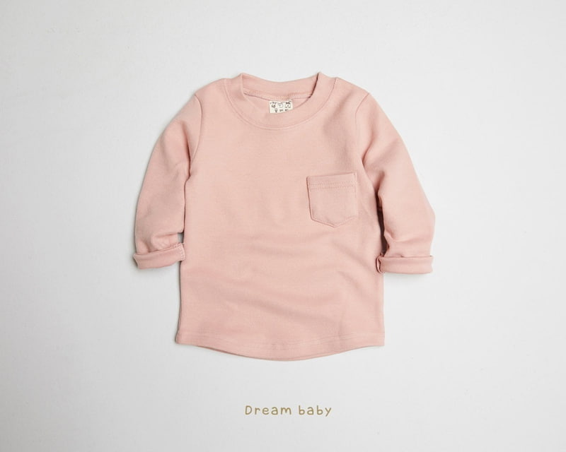 Dream Baby - Korean Children Fashion - #magicofchildhood - Thick Fleece Pocket Tee - 6