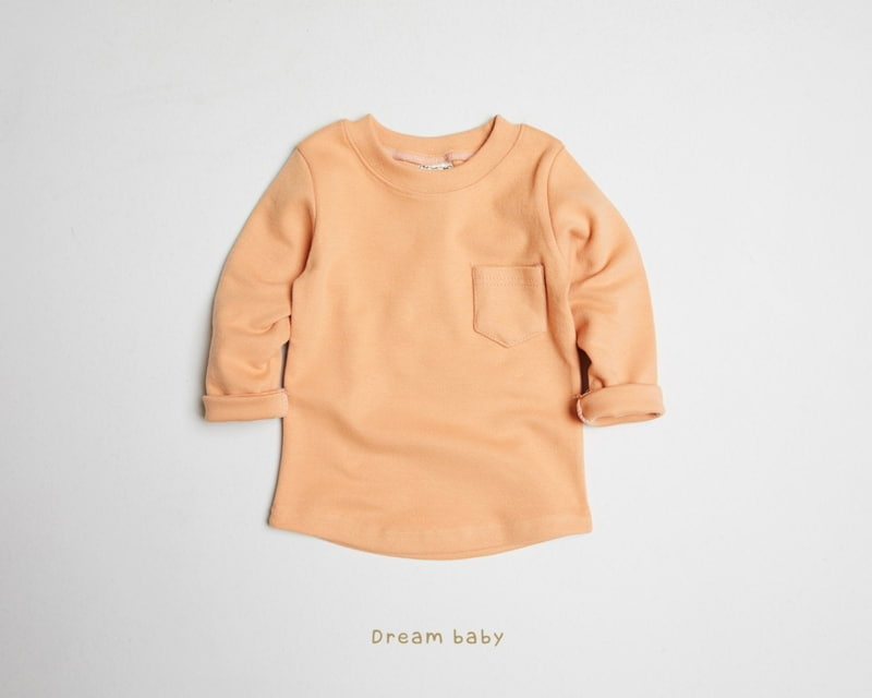 Dream Baby - Korean Children Fashion - #minifashionista - Thick Fleece Pocket Tee - 7