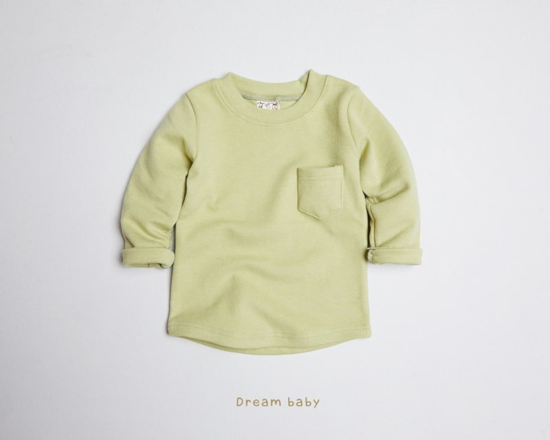 Dream Baby - Korean Children Fashion - #prettylittlegirls - Thick Fleece Pocket Tee - 8