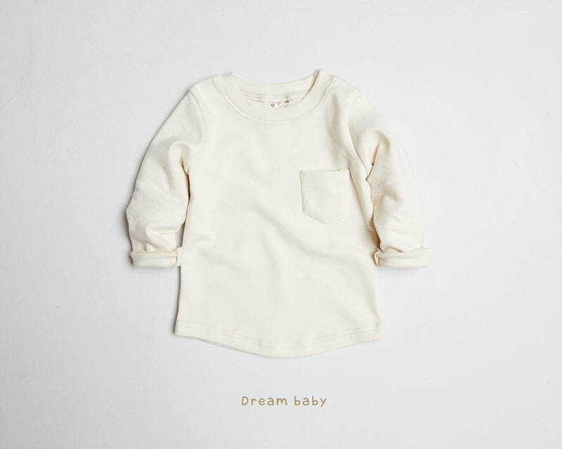 Dream Baby - Korean Children Fashion - #stylishchildhood - Thick Fleece Pocket Tee - 11