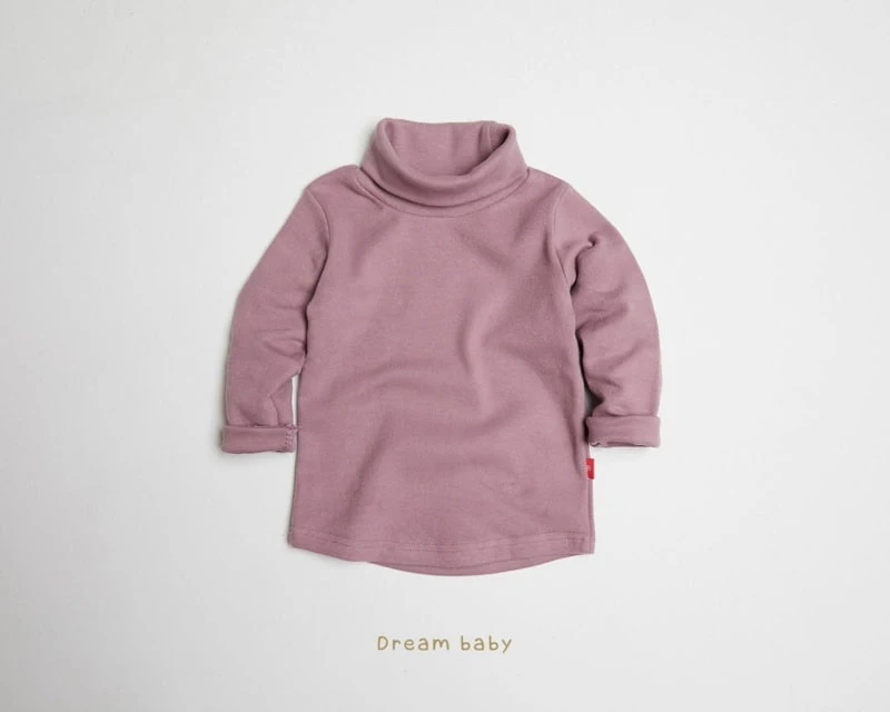 Dream Baby - Korean Children Fashion - #todddlerfashion - Thick Fleece Turtleneck Tee - 10