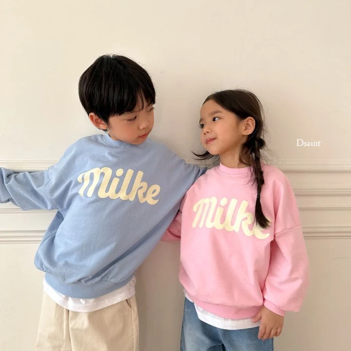 Dsaint - Korean Children Fashion - #Kfashion4kids - Milk Sweatshirt - 10