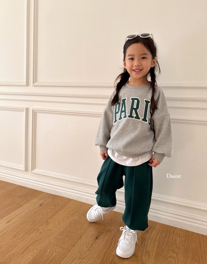 Dsaint - Korean Children Fashion - #childofig - Paris Sweatshirt - 10