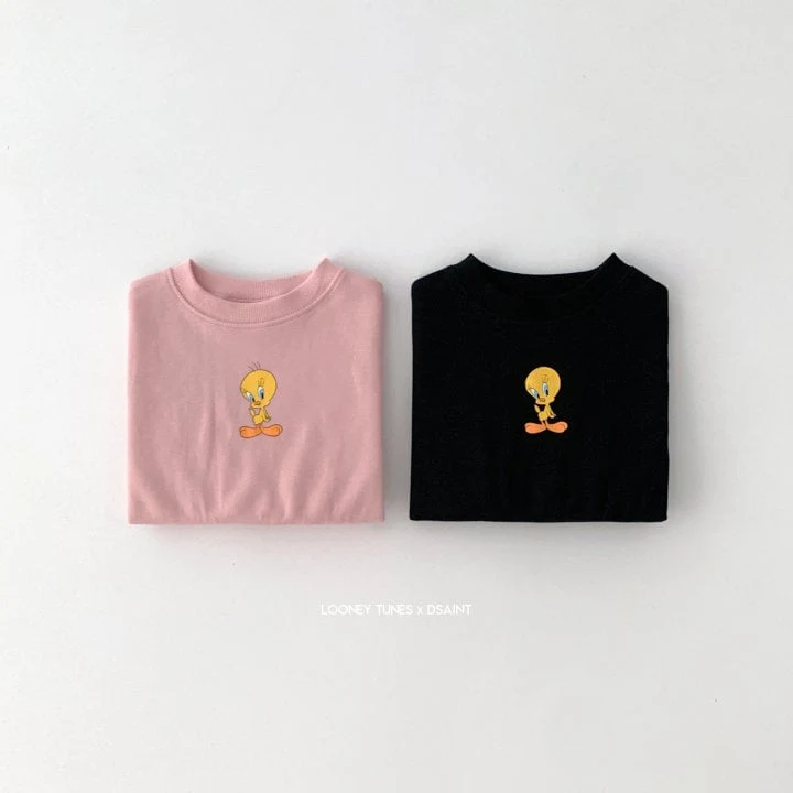 Dsaint - Korean Children Fashion - #childofig - Tweety Crop Sweatshirt - 4