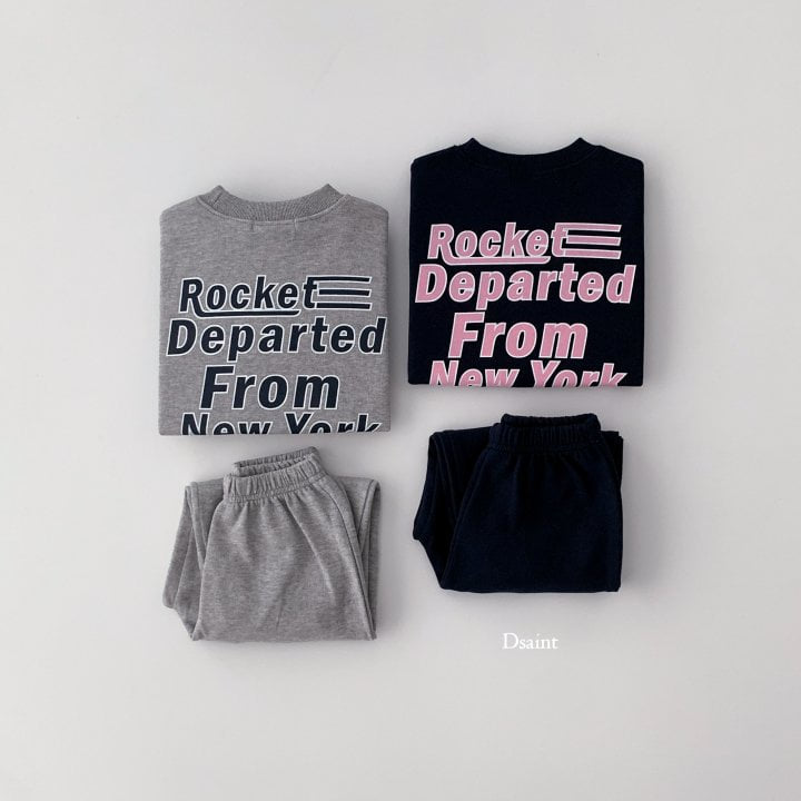 Dsaint - Korean Children Fashion - #childrensboutique - Rocket Jogger Set - 4