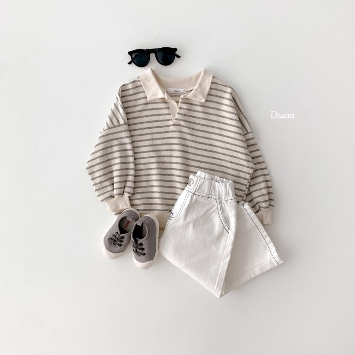 Dsaint - Korean Children Fashion - #discoveringself - Fit Wide Stitch Pants - 8