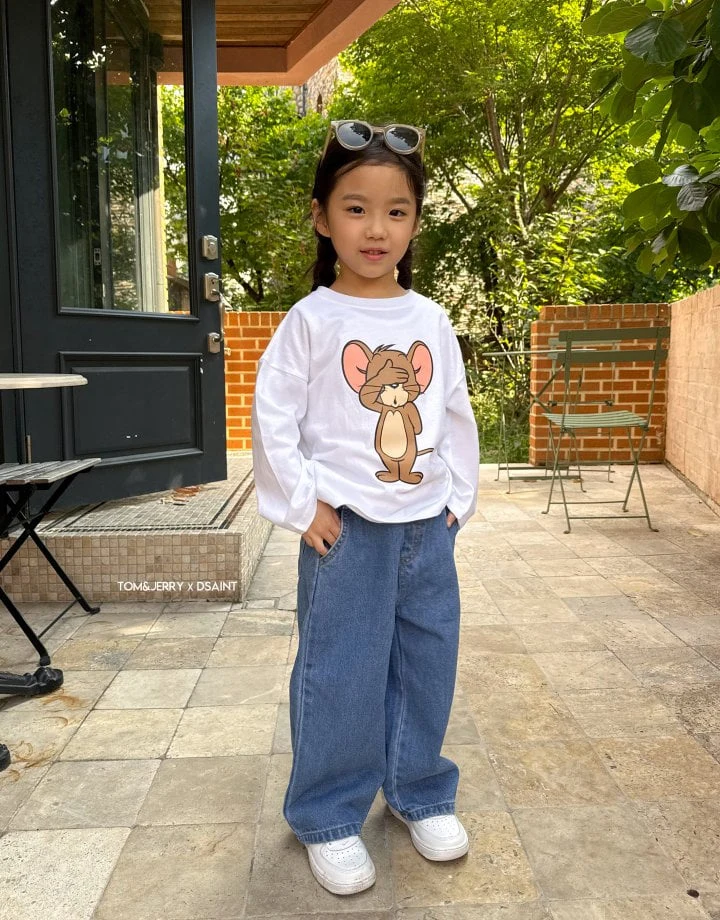 Dsaint - Korean Children Fashion - #fashionkids - Blindfolded Jerry Tee - 11