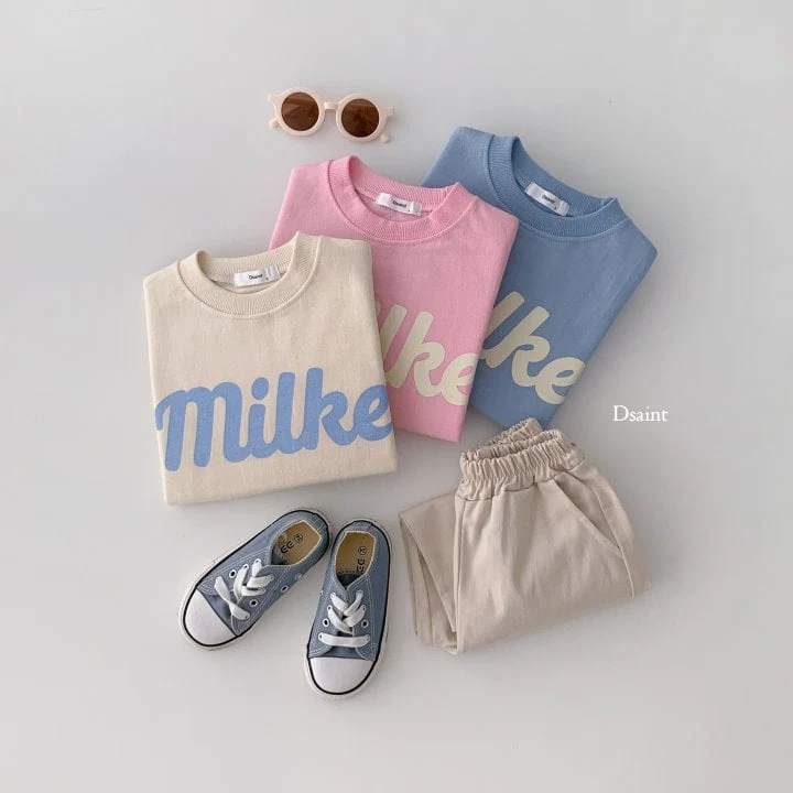 Dsaint - Korean Children Fashion - #fashionkids - Milk Sweatshirt - 6