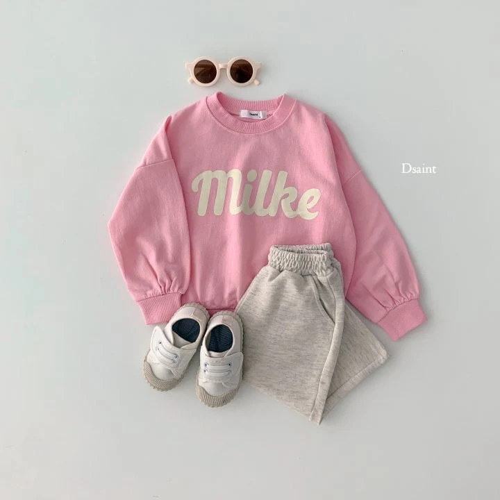 Dsaint - Korean Children Fashion - #kidsstore - Milk Sweatshirt - 8