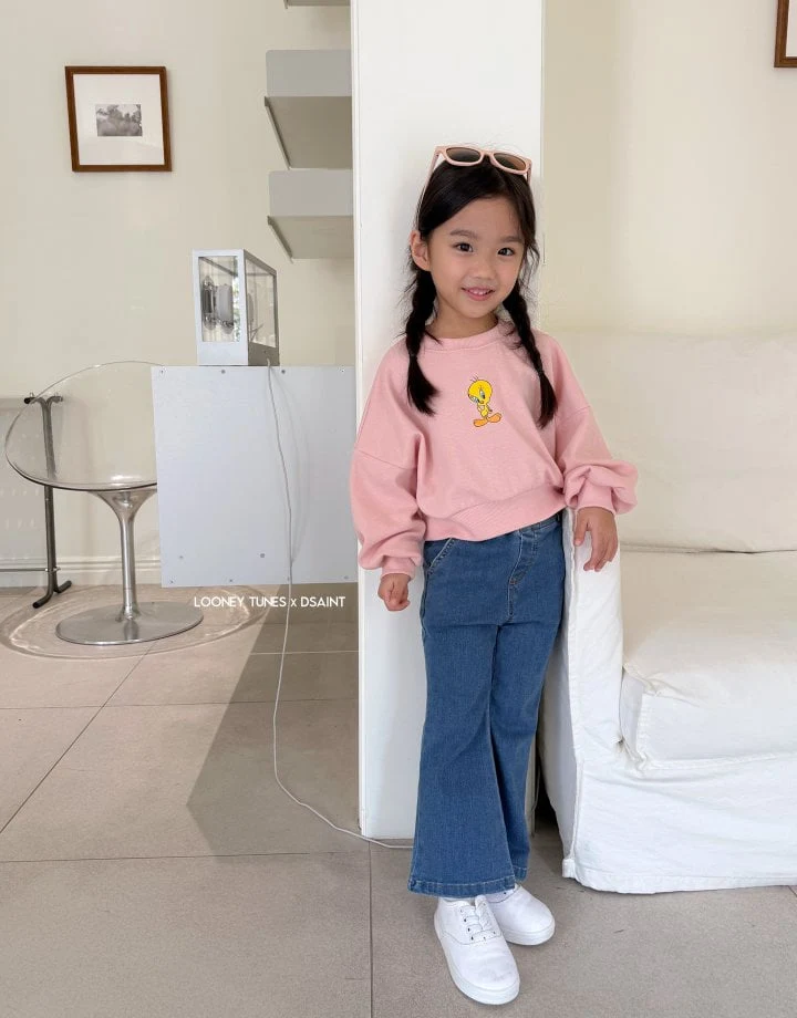 Dsaint - Korean Children Fashion - #kidzfashiontrend - Tweety Crop Sweatshirt - 10