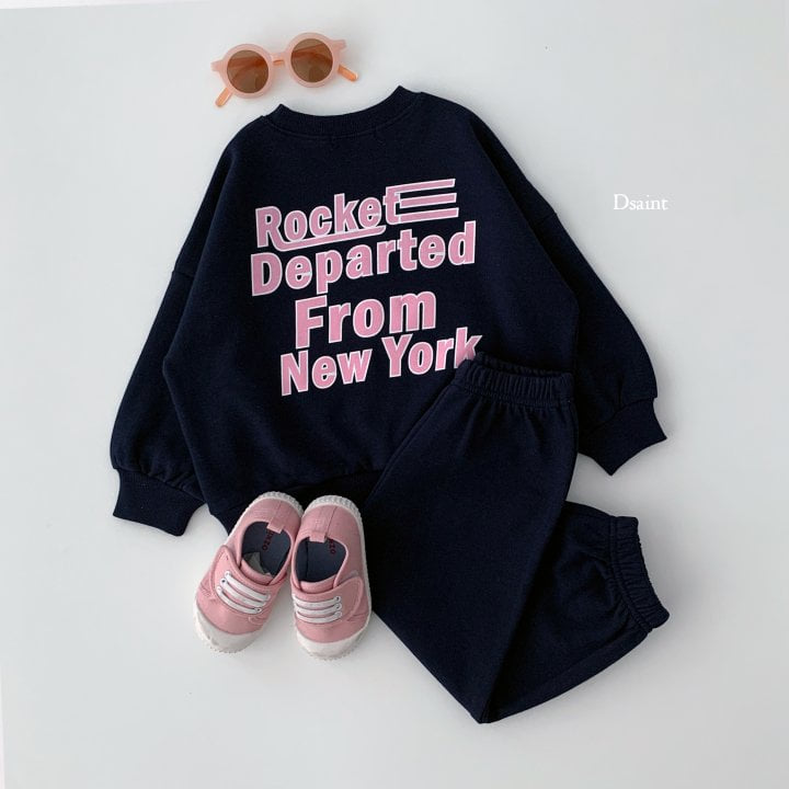 Dsaint - Korean Children Fashion - #littlefashionista - Rocket Jogger Set - 11