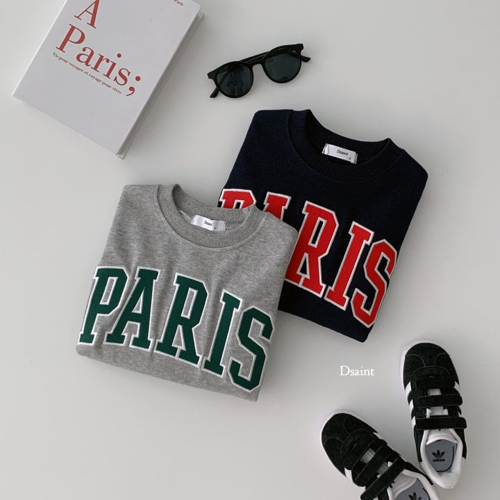 Dsaint - Korean Children Fashion - #minifashionista - Paris Sweatshirt - 5