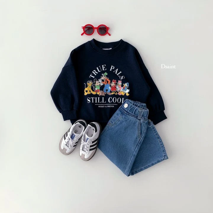 Dsaint - Korean Children Fashion - #prettylittlegirls - Wide Denim Pants - 8