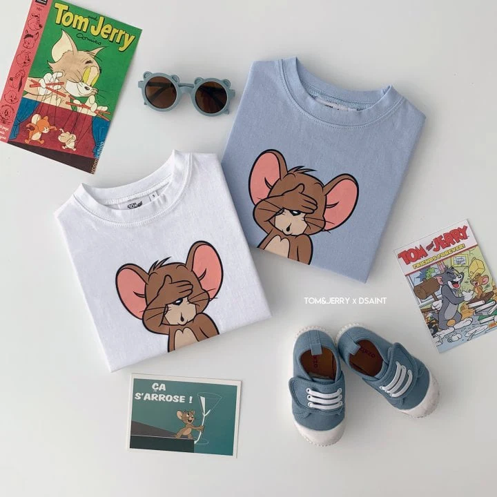 Dsaint - Korean Children Fashion - #stylishchildhood - Blindfolded Jerry Tee - 6