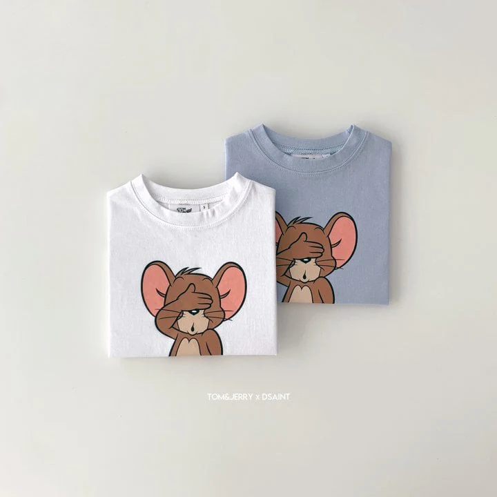 Dsaint - Korean Children Fashion - #prettylittlegirls - Blindfolded Jerry Tee - 4