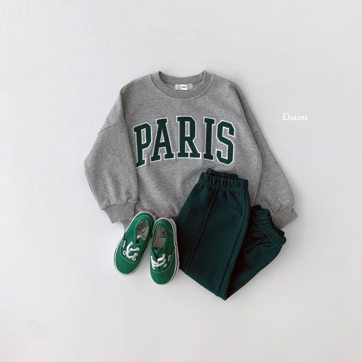 Dsaint - Korean Children Fashion - #todddlerfashion - Paris Sweatshirt - 7