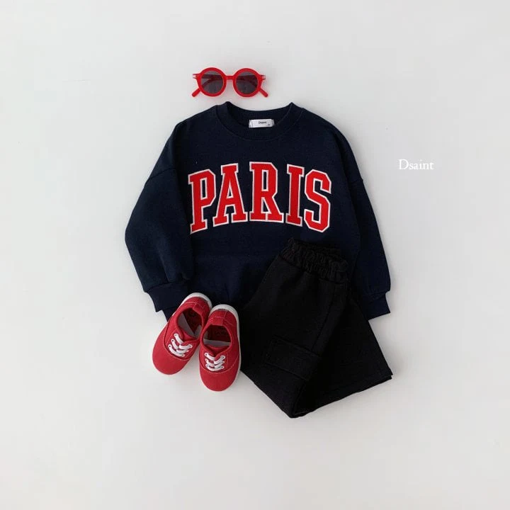 Dsaint - Korean Children Fashion - #toddlerclothing - Paris Sweatshirt - 8