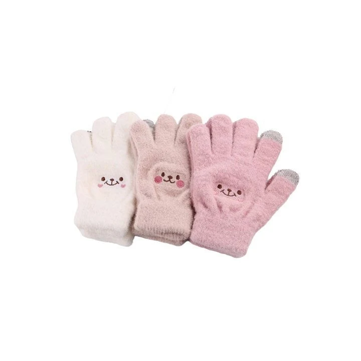 Dudie - Korean Baby Fashion - #babyclothing - Blush Gloves - 12