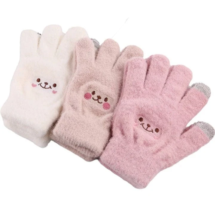 Dudie - Korean Baby Fashion - #babylifestyle - Blush Gloves