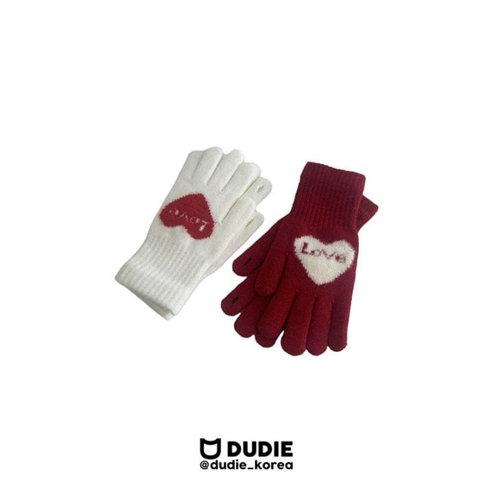 Dudie - Korean Baby Fashion - #babyoninstagram - Love Gloves - 4